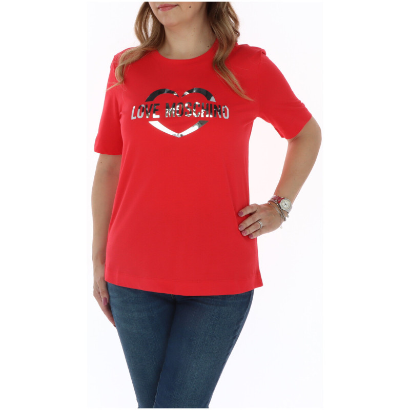 Love Moschino T-shirts W4F153NM3876 Red