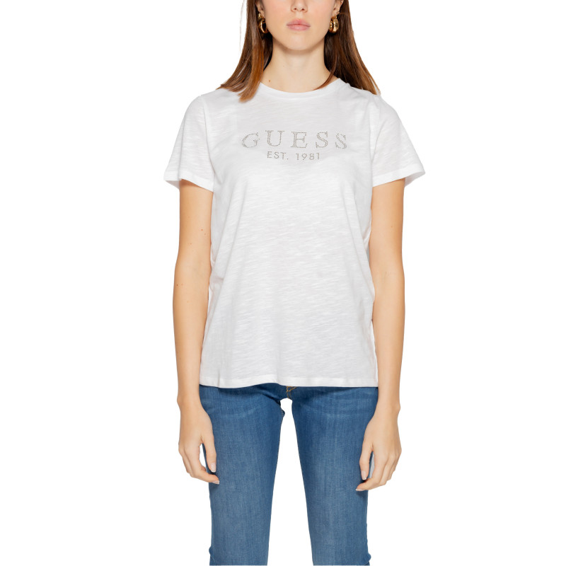 Guess T-shirts W3GI76 K8G01 White