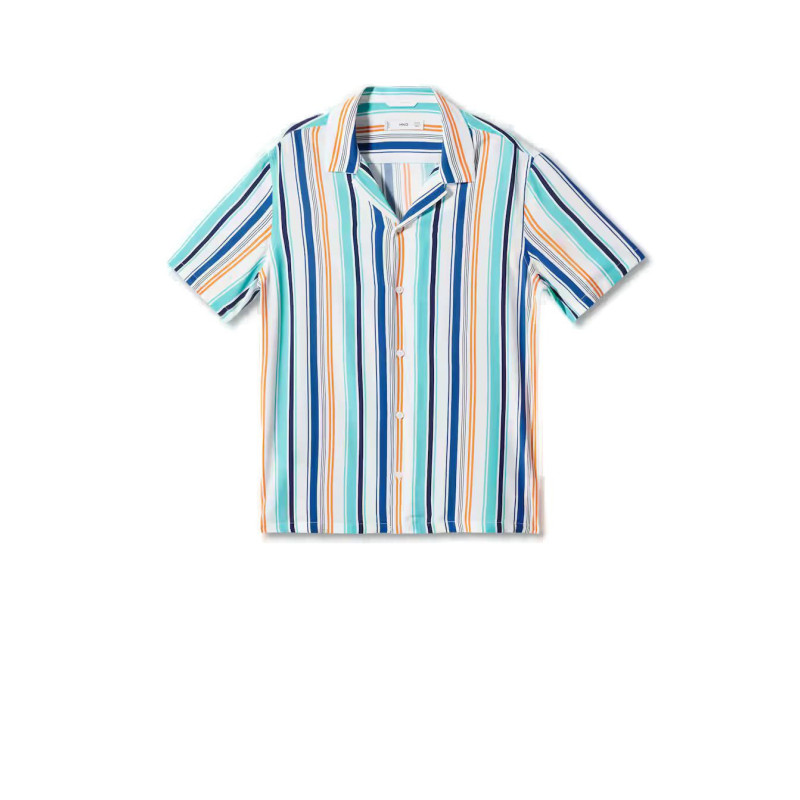 Mango Shirts 4704 7838 Light Blue