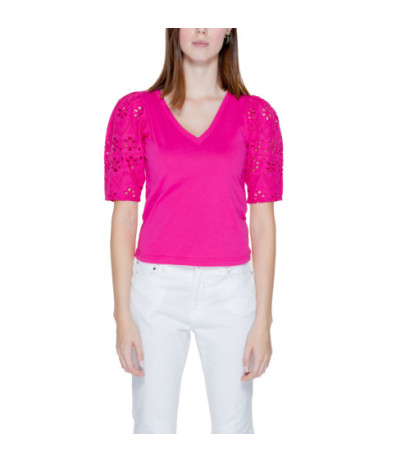 Morgan De Toi T-shirts 231-DPALM Fuchsia