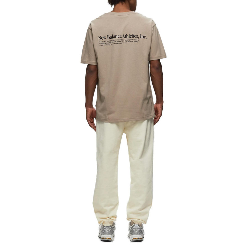 New Balance T-shirts MT41588 Beige