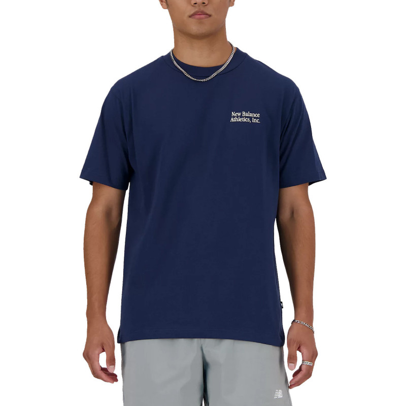 New Balance T-shirts MT41588 Blue