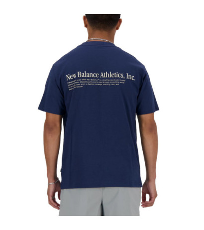 New Balance T-shirts MT41588 Blue