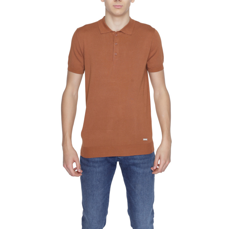 Gianni Lupo Polo T-shirts GL511S Brown