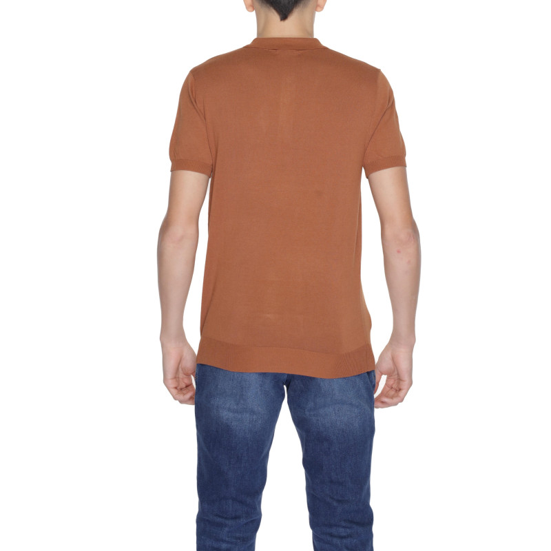 Gianni Lupo Polo T-shirts GL511S Brown