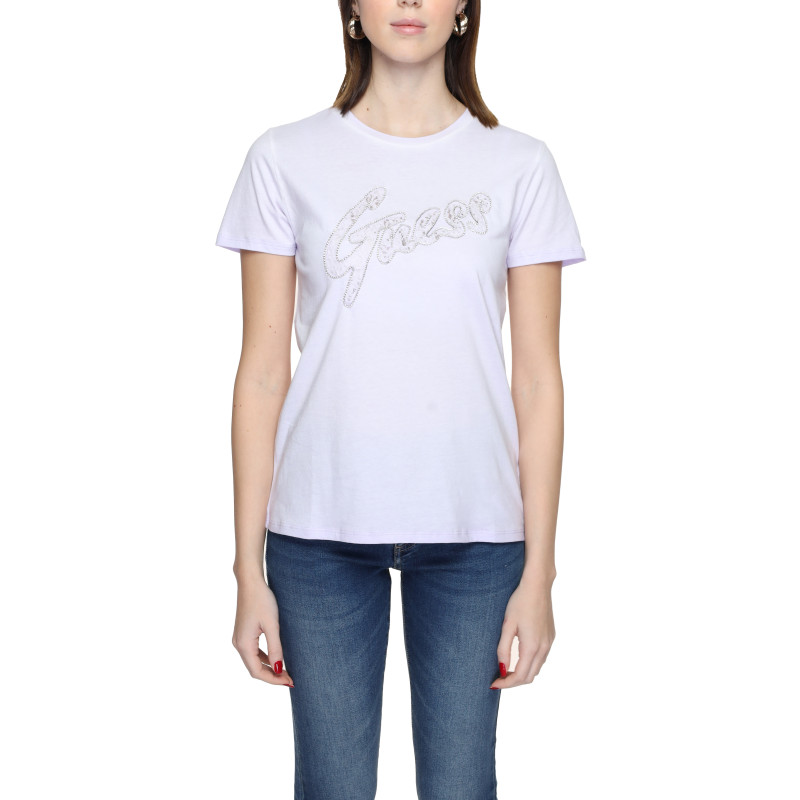 Guess T-shirts W4RI25 K9RM1 Liliac