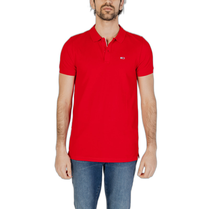 Tommy Hilfiger Jeans Polo T-shirts DM0DM18312 Red