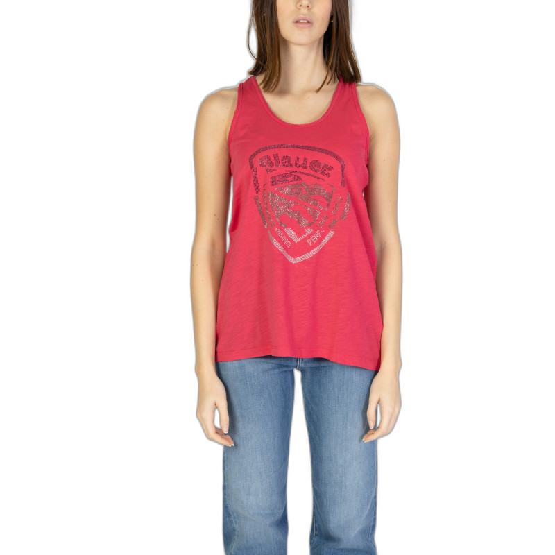 Blauer Tank Top 24SBLDH03337 