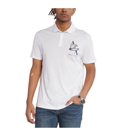 Armani Exchange Polo T-shirts 6RZFAL ZJ9TZ White