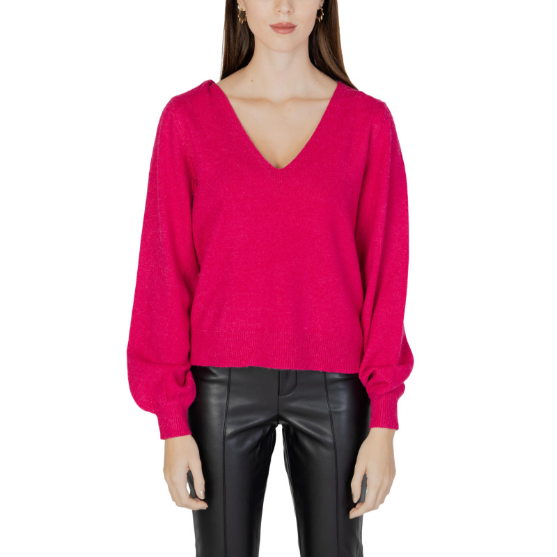 Vila Clothes Knitwear 14084174 Fuchsia