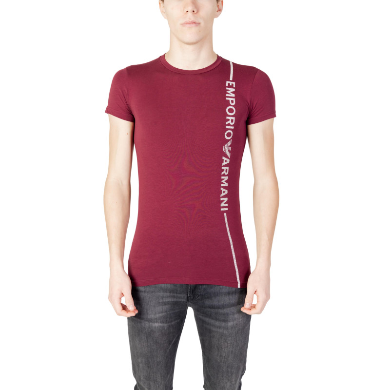 Emporio Armani T-shirts 111035 3F523 Bordeaux