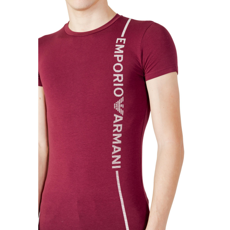 Emporio Armani T-shirts 111035 3F523 Bordeaux