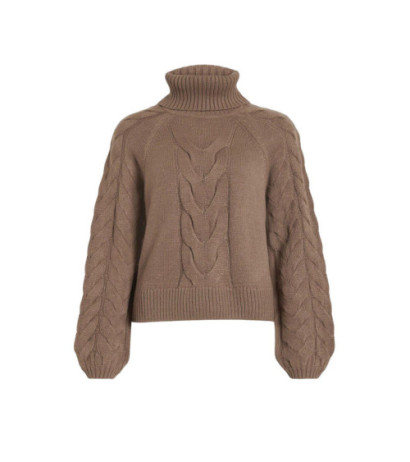 Vila Clothes Knitwear 14087553 Brown