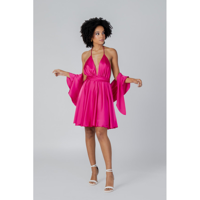 Sol Wears Women Cardigan WH7_11420700134_Fuxia Fuchsia