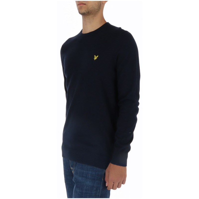 Lyle & Scott Knitwear WH7_22170128_Blue_scuro Blue