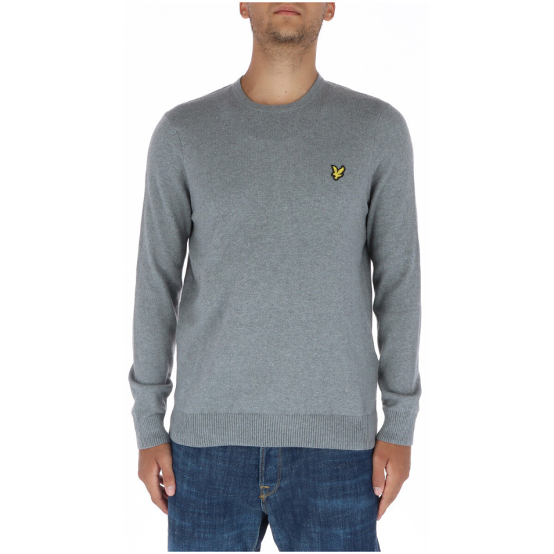 Lyle & Scott Knitwear WH7_22170136_Grigio Grey