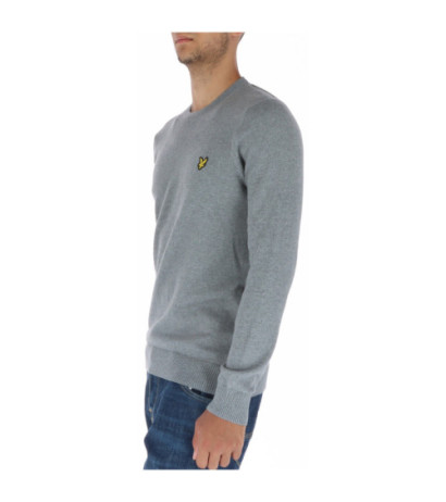 Lyle & Scott Knitwear WH7_22170136_Grigio Grey