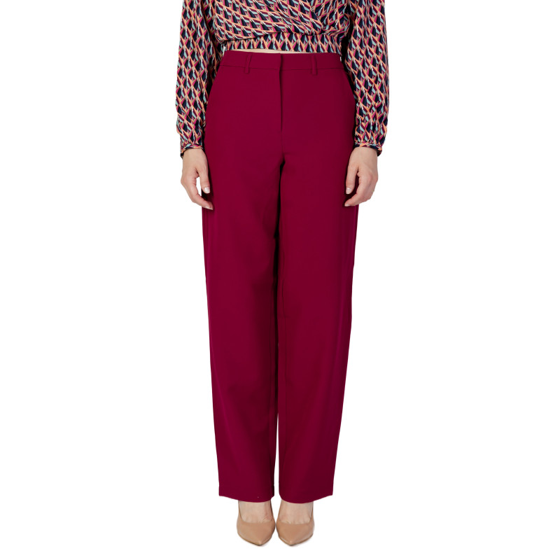 Vila Clothes Trousers 14083468 Bordeaux