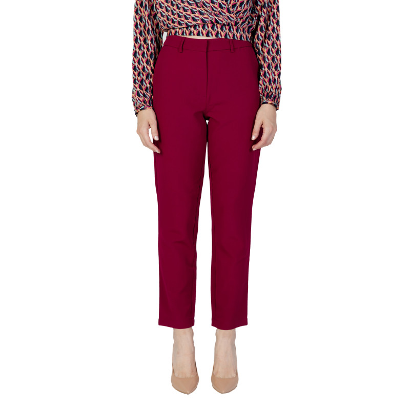 Vila Clothes Trousers 14084356 Bordeaux