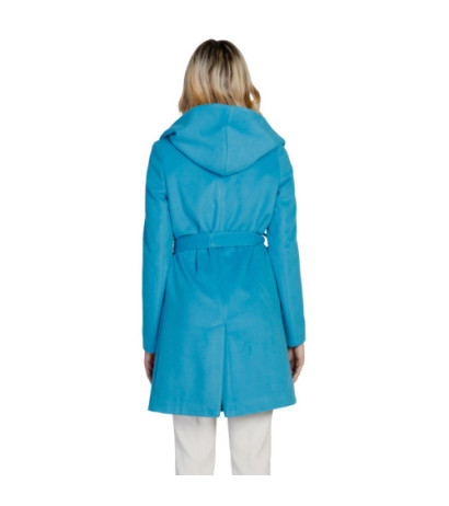 Sol Wears Women Coat MD477 Light Blue