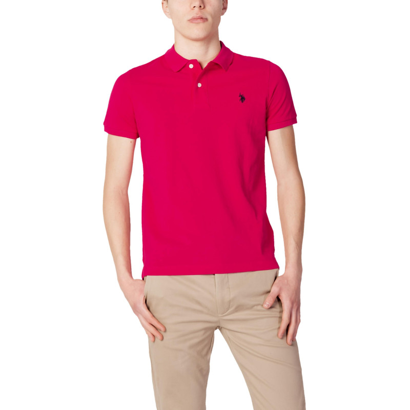 U s  Polo Assn  Polo T-shirts WH7_1035631373_Magenta Fuchsia