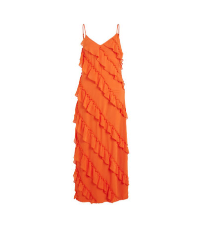 Vila Clothes Dress 14085368 Orange