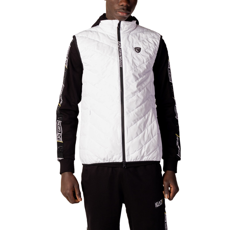 Ea7 Gilet 8NPQ03 PNE1Z White