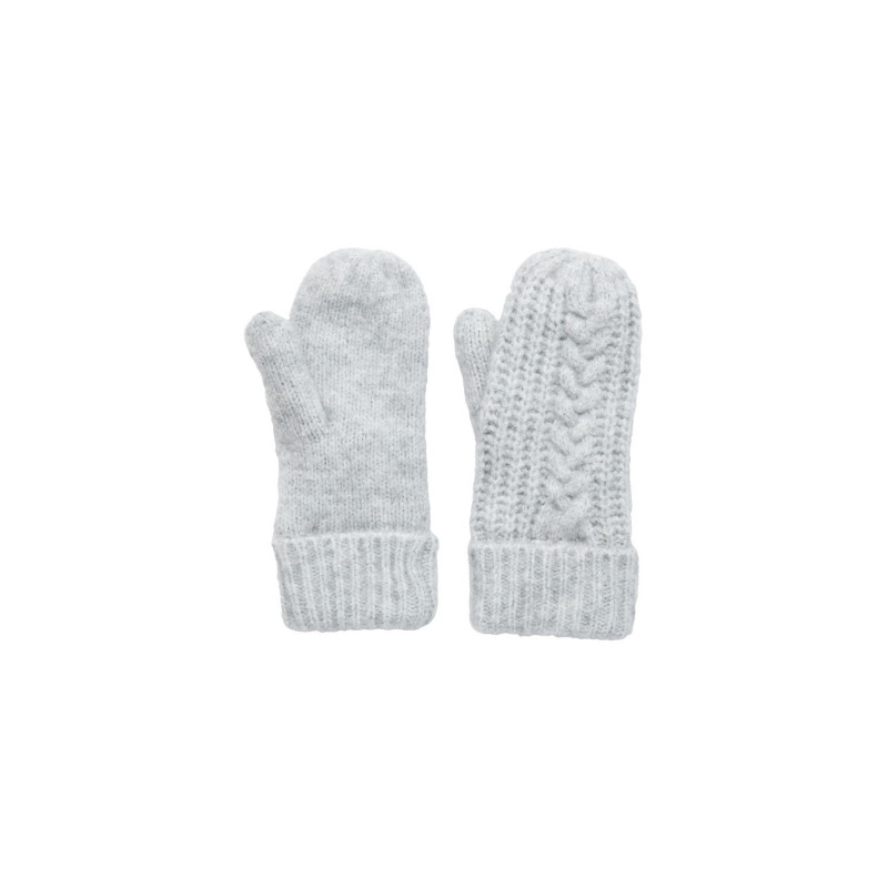 Pieces Gloves 17128171 Grey