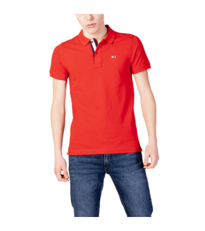 Tommy Hilfiger Jeans Polo T-shirts TJM SLIM PLACKET POL Red