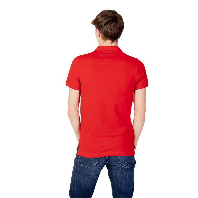 Tommy Hilfiger Jeans Polo T-shirts TJM SLIM PLACKET POL Red