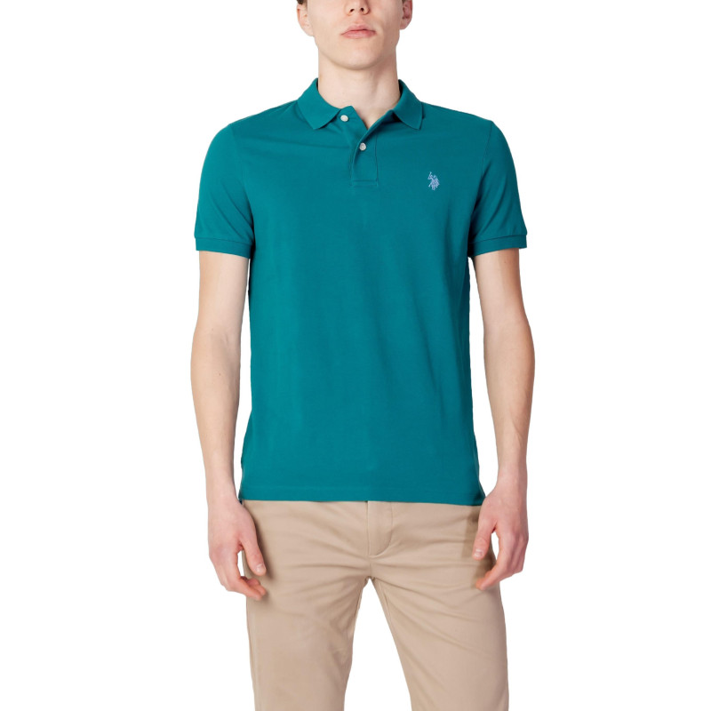 U s  Polo Assn  Polo T-shirts WH7_103563144_Petrolio Blue