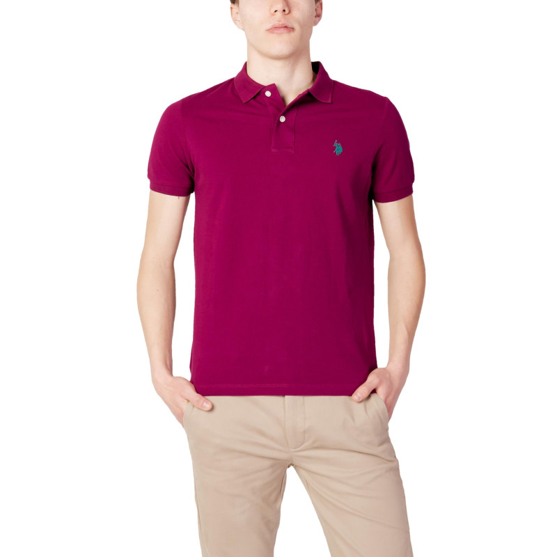 U s  Polo Assn  Polo T-shirts WH7_1035632214_Vinaccia Red