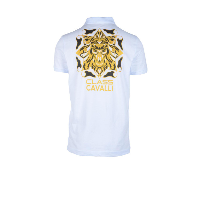 Cavalli Class Polo T-shirts 1001618 Bianco White