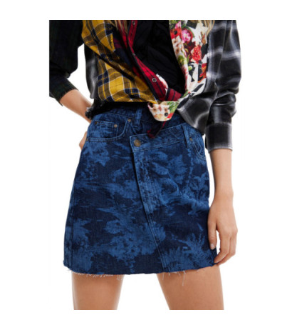 Desigual Skirt 22WWFD03 Blue