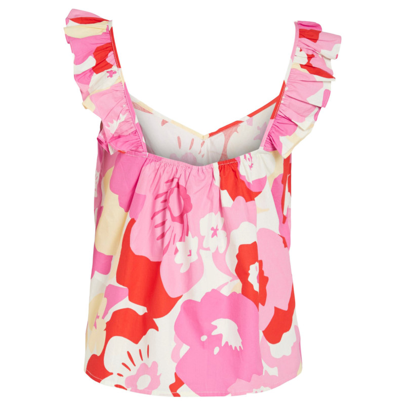 Vila Clothes Tank Top 14076435 Fuchsia