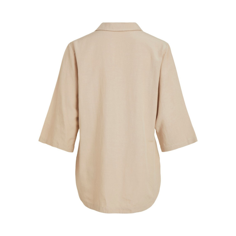 Vila Clothes Shirts 14076613 Beige