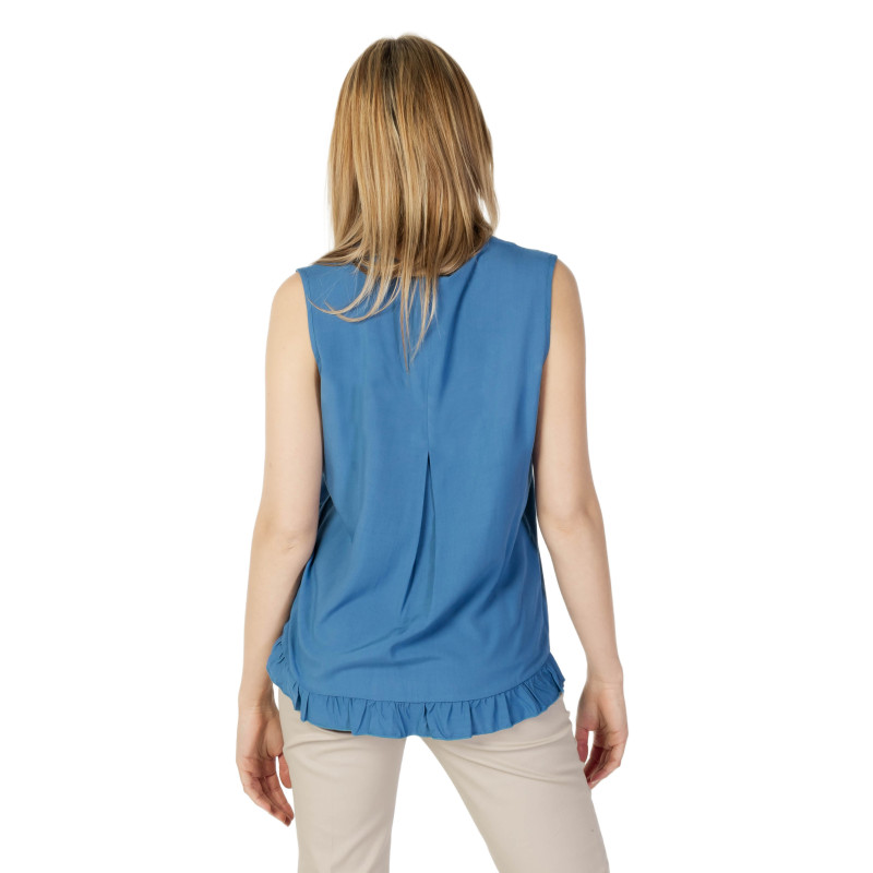 Sandro Ferrone Tank Top S22XBBLIVIDO Blue