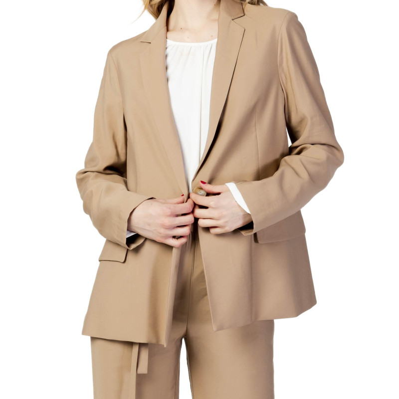 Sandro Ferrone Blazer S23XBBBINDO Beige