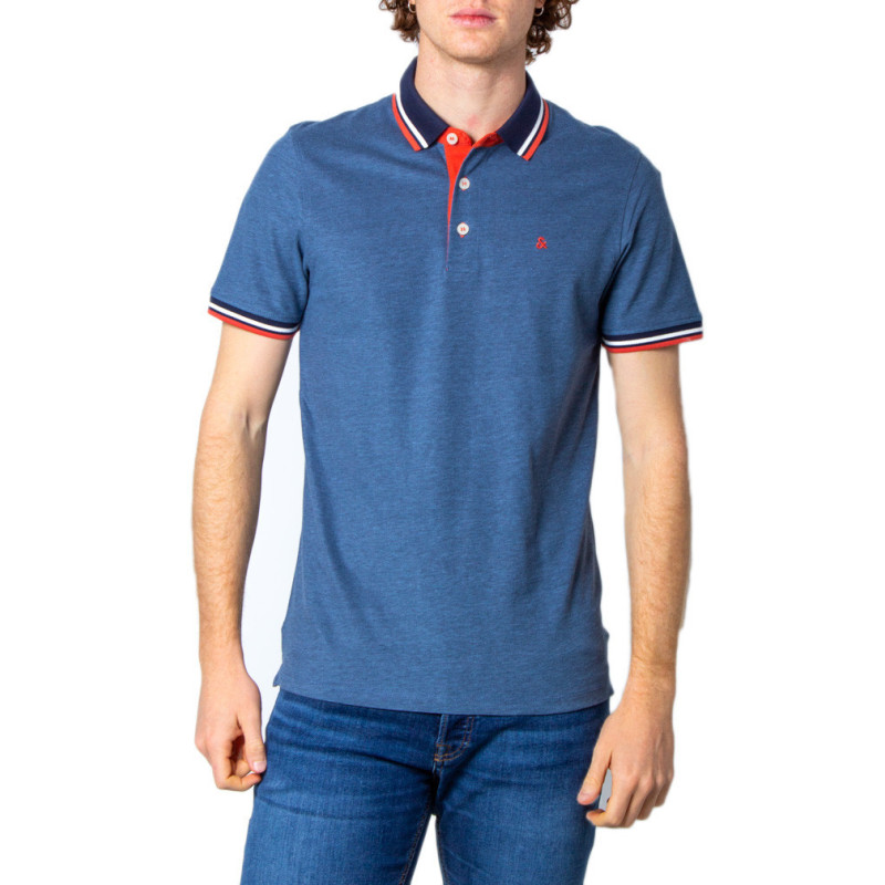 Jack & Jones Polo T-shirts WH7_422061781_Blue_Denim Blue