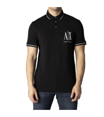 Armani Exchange Polo T-shirts 8NZFPA Z8M5Z Black