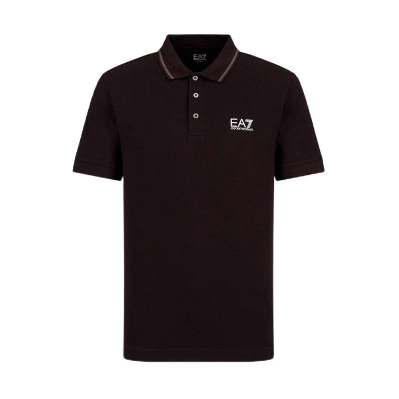 Ea7 Polo T-shirts 8NPF06 PJ04Z Black