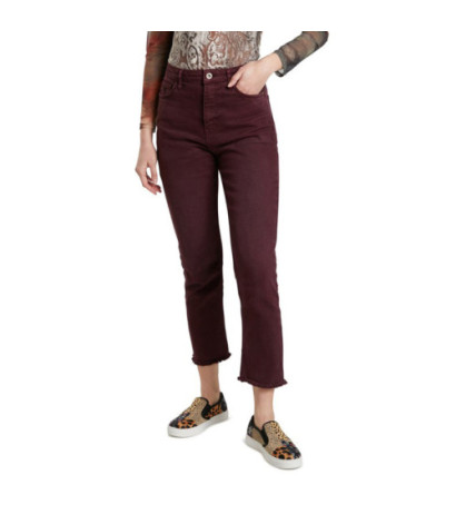 Desigual Trousers 21WWPN02 Bordeaux