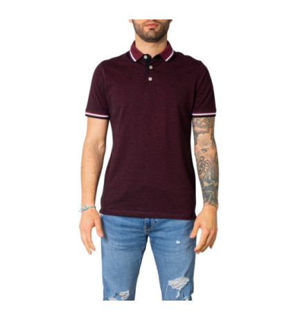 Jack & Jones Polo T-shirts WH7_71352129_Bordeaux Bordeaux