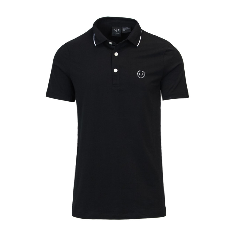 Armani Exchange Polo T-shirts 8NZF70 Z8M9Z Black