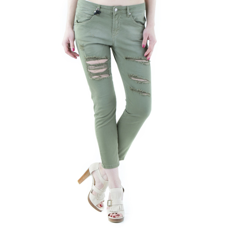 Sexy Woman Trousers WH4-J3169 Green