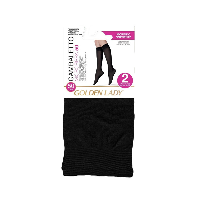 Golden Lady knee-high socks with microfiber