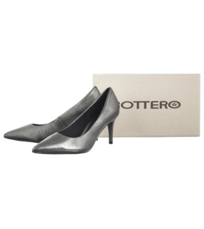 Bottero Srebrne 353701 Pewter 24 (BO87-c) high heels