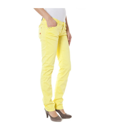 Zuelements trousers Z170305057964U-BASIC-BURLA Yellow