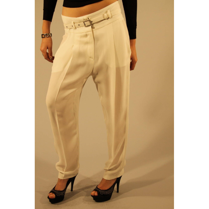 Patrizia pepe trousers 2P0447T2000 White