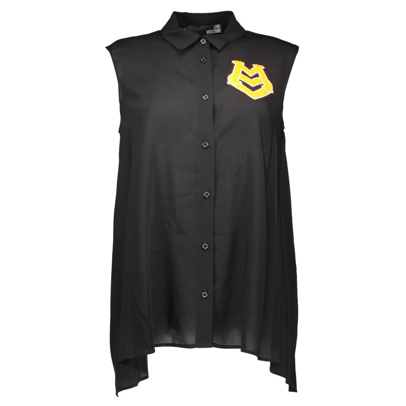 Love moschino shirts W-C-B29-80-S-2655 Black